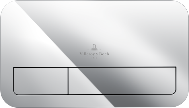 Кнопка смыва для унитаза Villeroy & Boch Viconnect 9224 9061 пластик, цвет хром