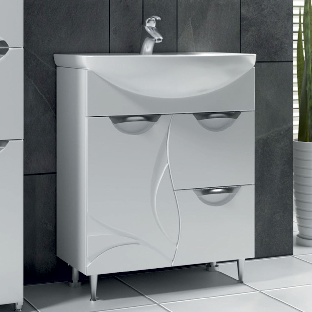 Тумба под раковину без столешницы Vigo Callao 70 1 дверца, 2 ящика