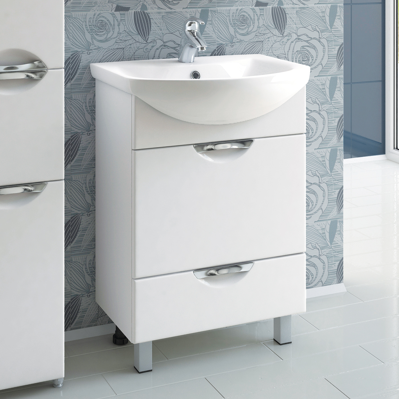 Тумба под раковину без столешницы Vigo Callao 60 2 ящика