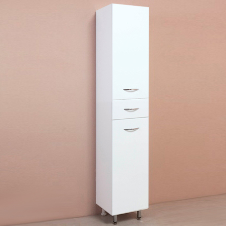 Шкаф-пенал для ванной Onika Модерн 26.17 R с бельевой корзиной