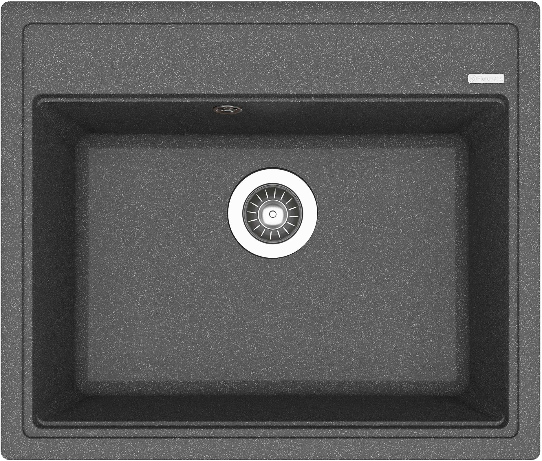 Мойка кухонная Florentina Липси 600 черная