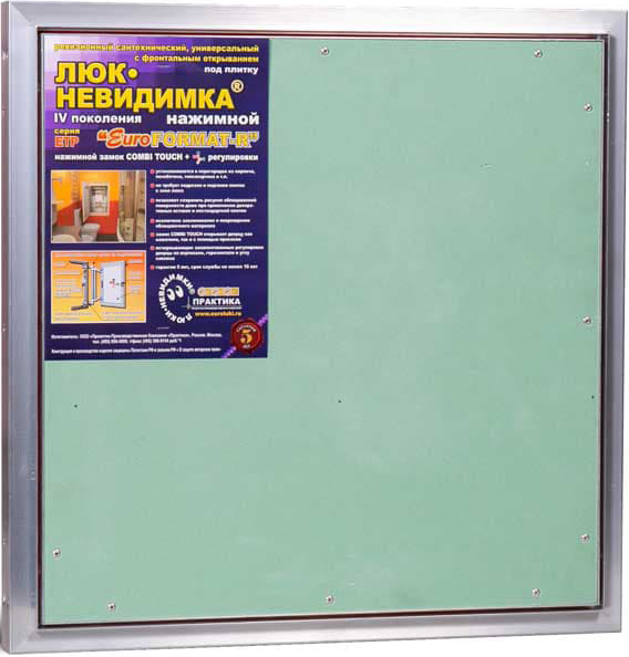 Ревизионный люк Практика Евроформат ЕТР 60x60 см, настенный