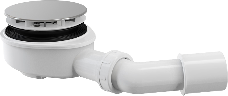 Сифон для поддона AlcaPlast A491CR 90 мм, хром