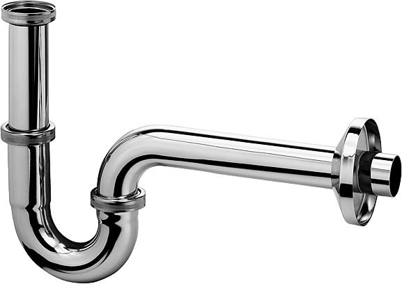 Сифон для раковины Kludi 1026505-00 32 мм, трубный, хром