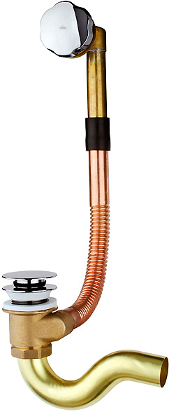 Слив-перелив Timo 8004 52 мм, клик-клак, chrome