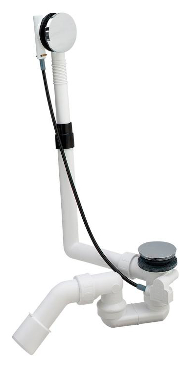 Слив-перелив для ванны Viega Multiplex Visign M5 101909 52 мм, полуавтомат, хром