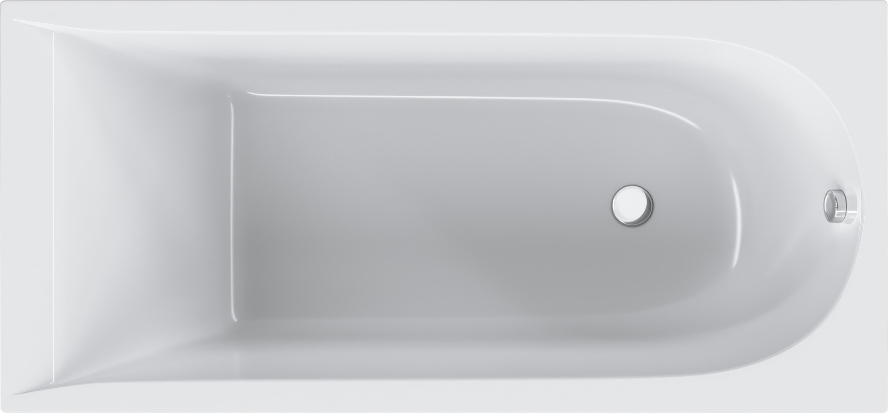 Акриловая ванна AM.PM Spirit V2.0 W72A-150-070W-A2 150x70 см, пристенная, белая, с каркасом