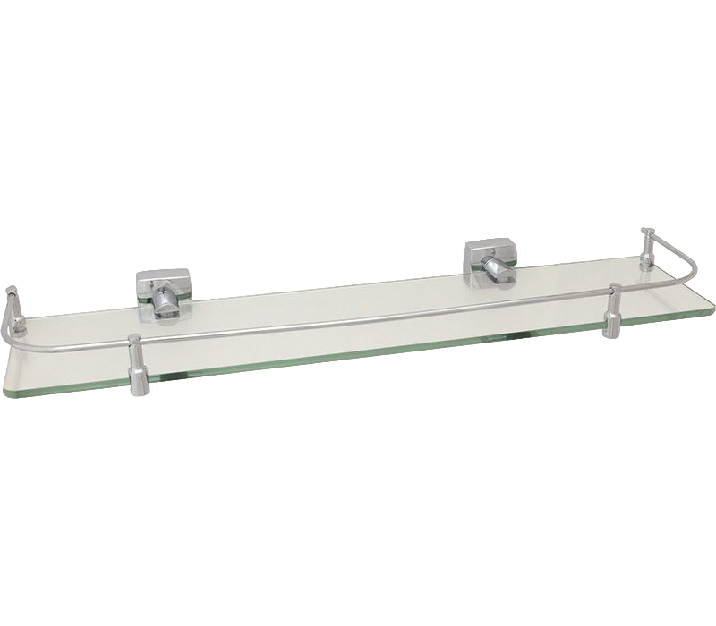 Полка под зеркало Fixsen Kvadro FX-61303B 60 см, стеклянная