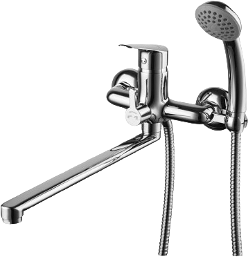 Смеситель с длинным изливом для ванны Lemark Partner LM6551C