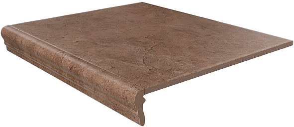 Ступени KERAMA MARAZZI Фаральони матовые, морозостойкие, коричневые, фронтальные