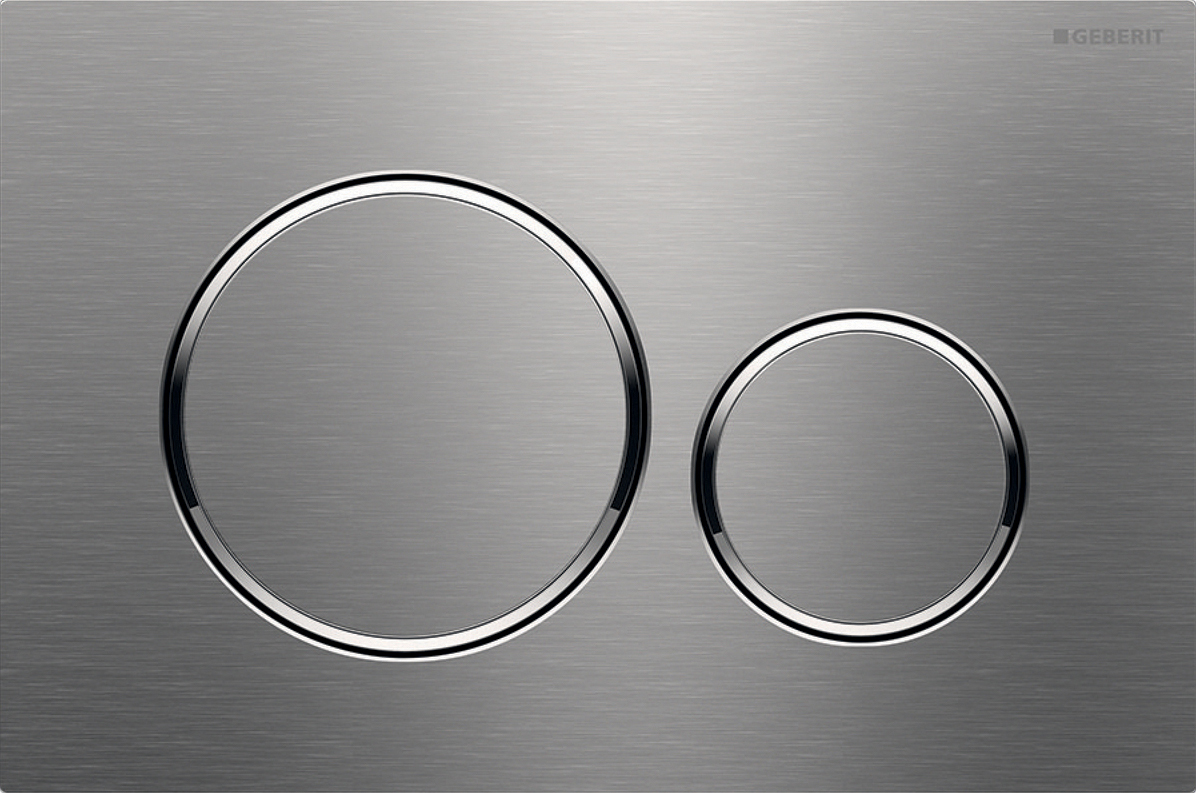 Кнопка смыва для унитаза Geberit Sigma 20 115.882.SN.1 нержавеющая сталь, цвет сталь