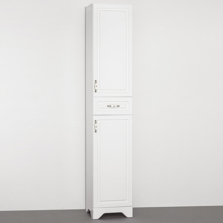 Шкаф-пенал для ванной Style Line Олеандр-2 36 Люкс, белый