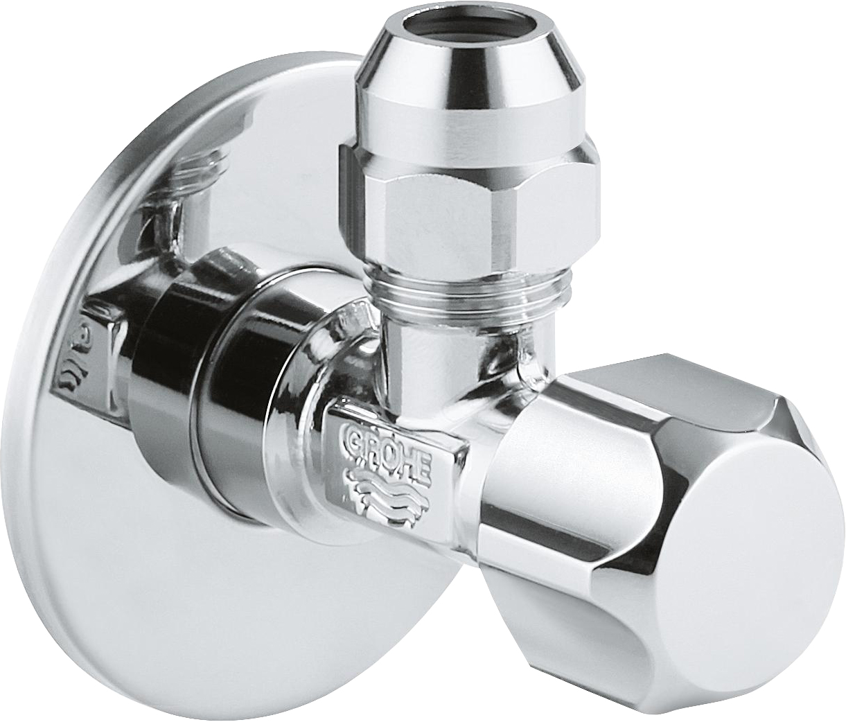 Вентиль Grohe 22023000 угловой, 1/2"НРх3/8"НГ, хром