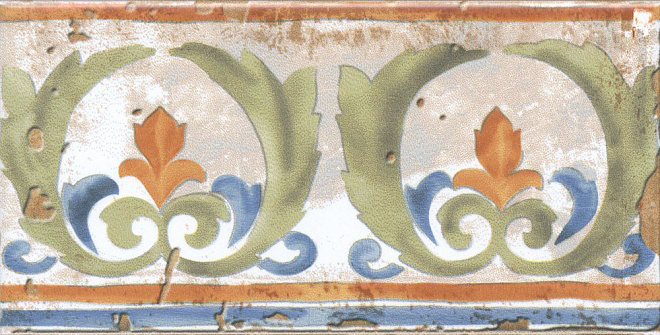 Бордюр KERAMA MARAZZI Виченца Майолика HGD\A153\17000 матовый