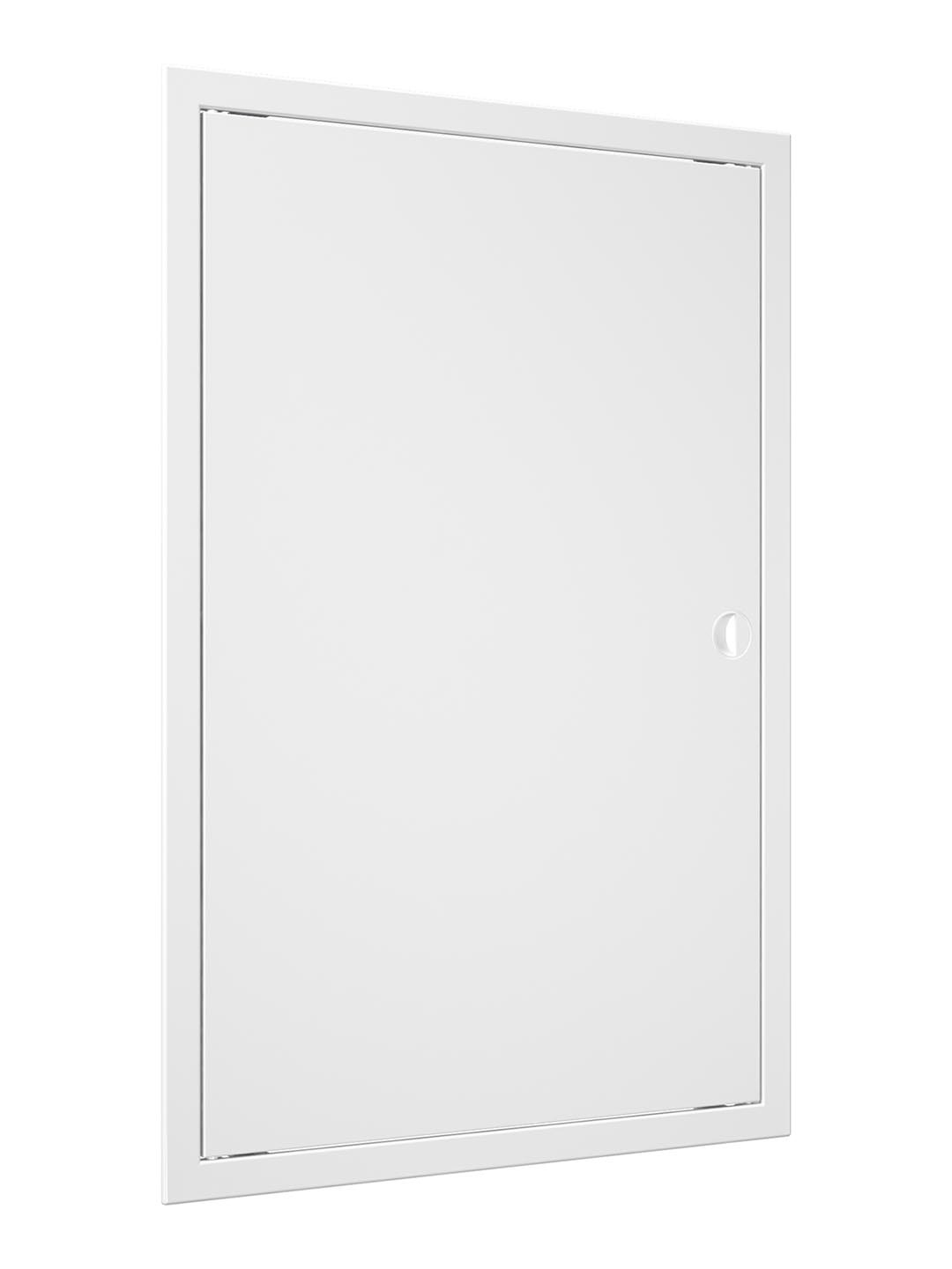 Ревизионный люк Evecs Л4060Р 418x618 мм, с ручкой, белый, пластик