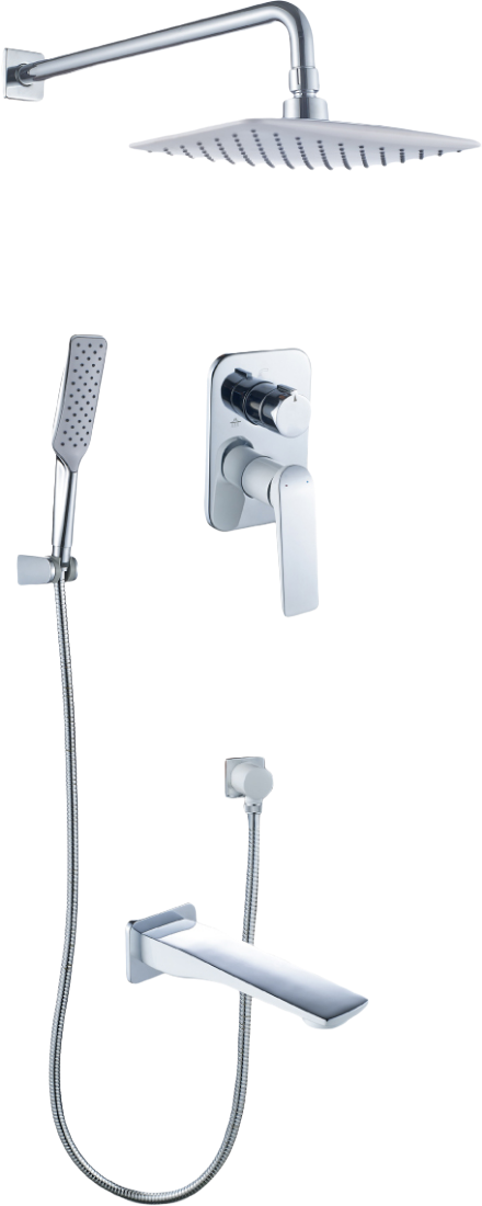 Душевой комплект Lemark Allegro LM5922CW С ВНУТРЕННЕЙ ЧАСТЬЮ