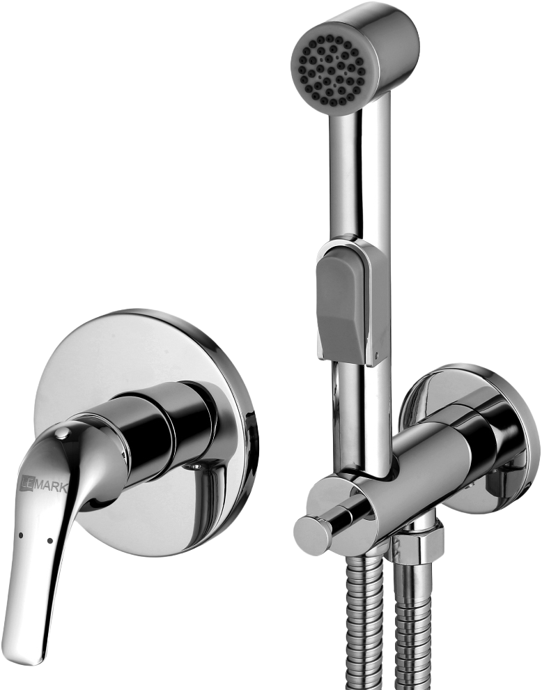 Гигиенический душ Lemark plus Advance LM1219C со смесителем, С ВНУТРЕННЕЙ ЧАСТЬЮ