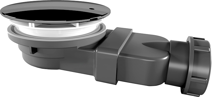 Сифон для поддона GuteWetter 00-802CH 90 мм, хром