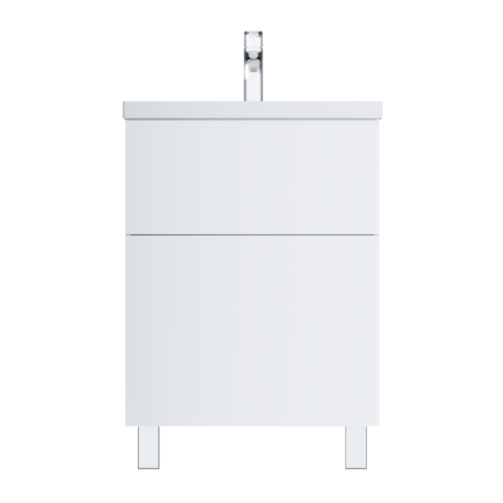 Тумба под раковину без столешницы AM.PM Gem 60 белый глянец, с 2 ящиками