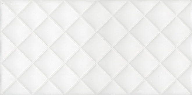 Керамическая плитка настенная KERAMA MARAZZI Марсо матовая, ректифицированная, 30х60 белая, структура