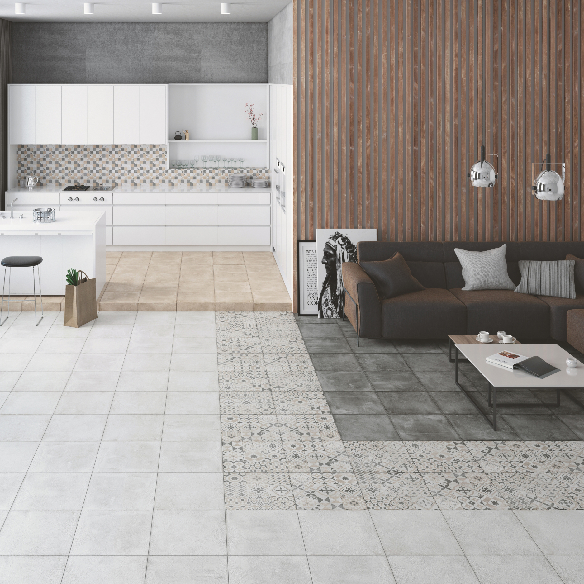 Коллекция плитки LB-Ceramics Цемент Стайл