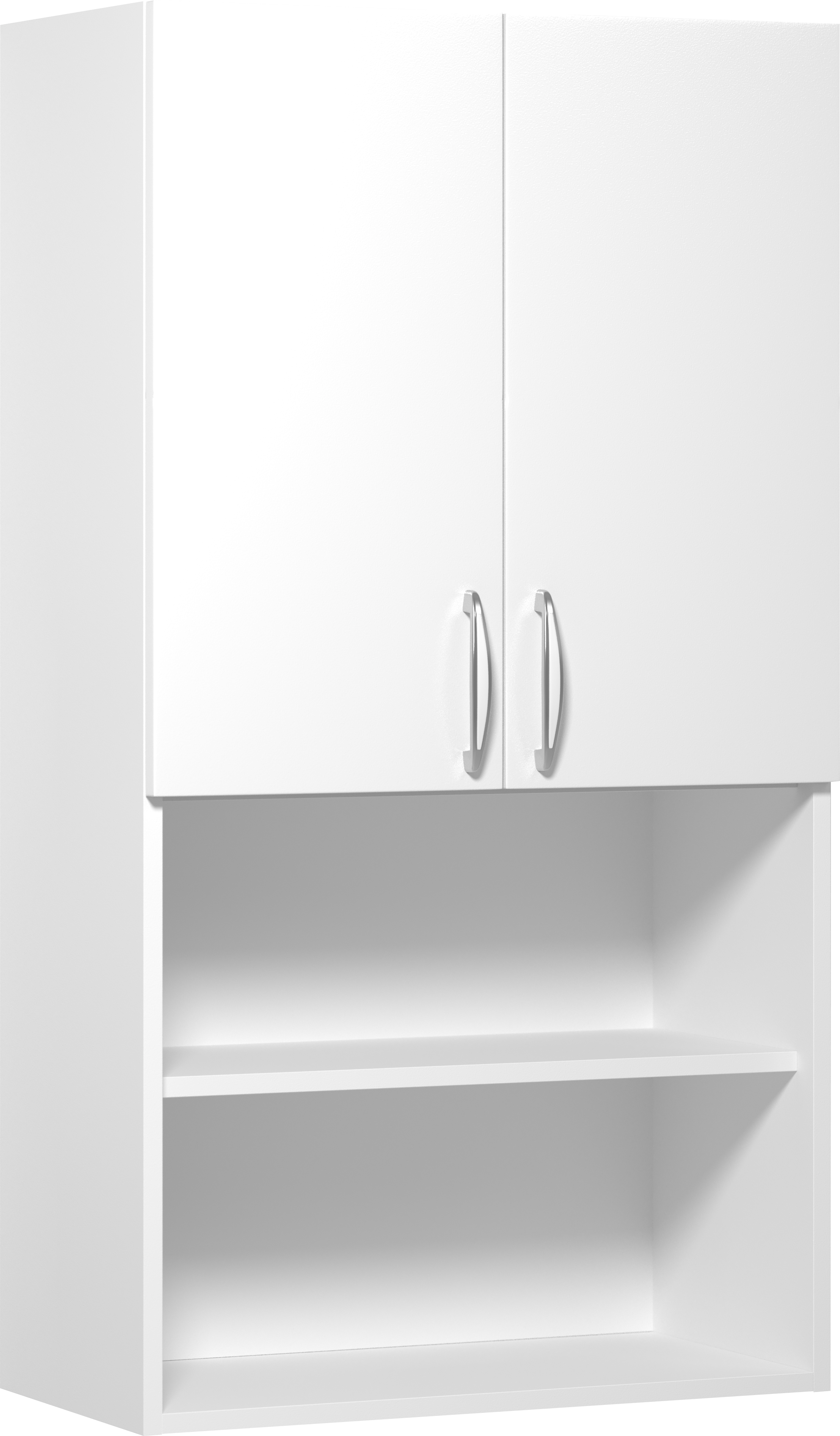 Шкаф над стиральной машиной Vod-Ok 60 с нишей, белый