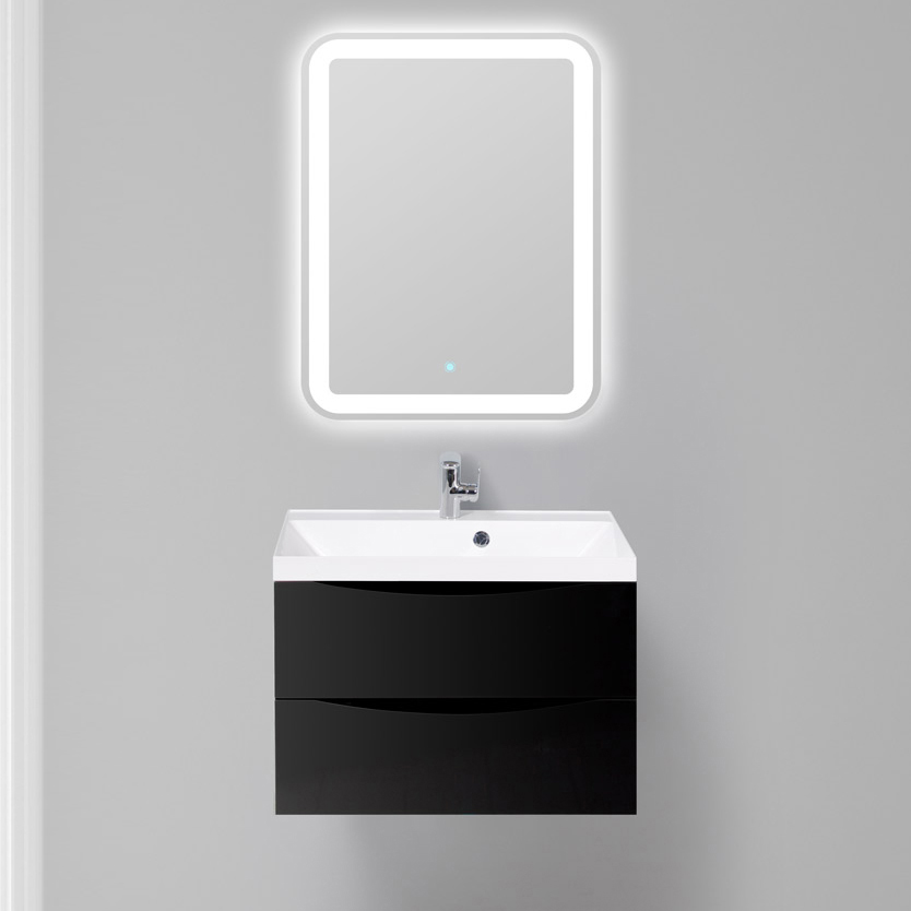 Мебель для ванной комнаты BelBagno Marino 70 nero lucido