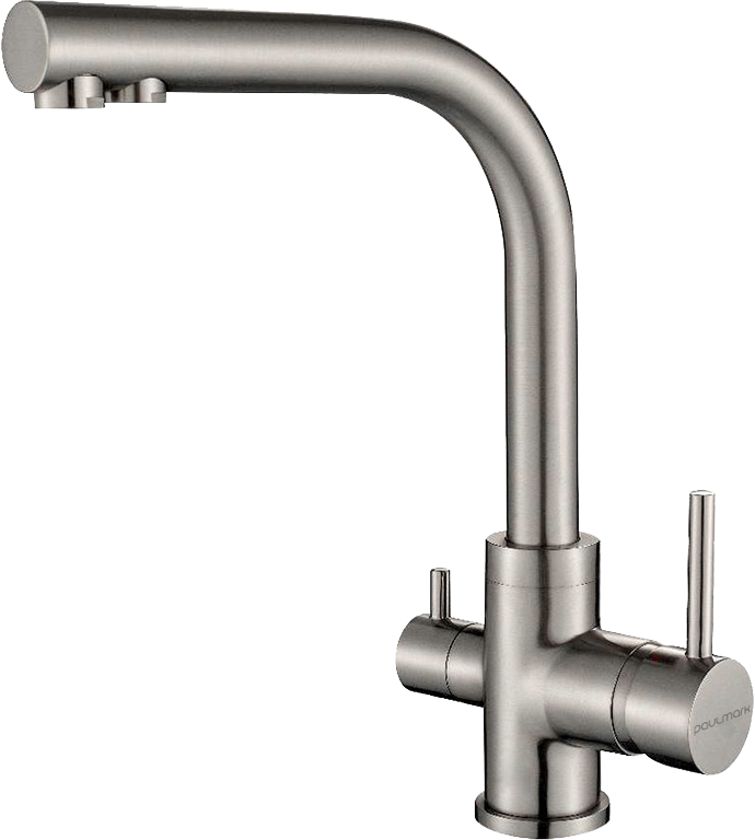 Смеситель для кухни Paulmark Essen Es213011-BS брашированная сталь