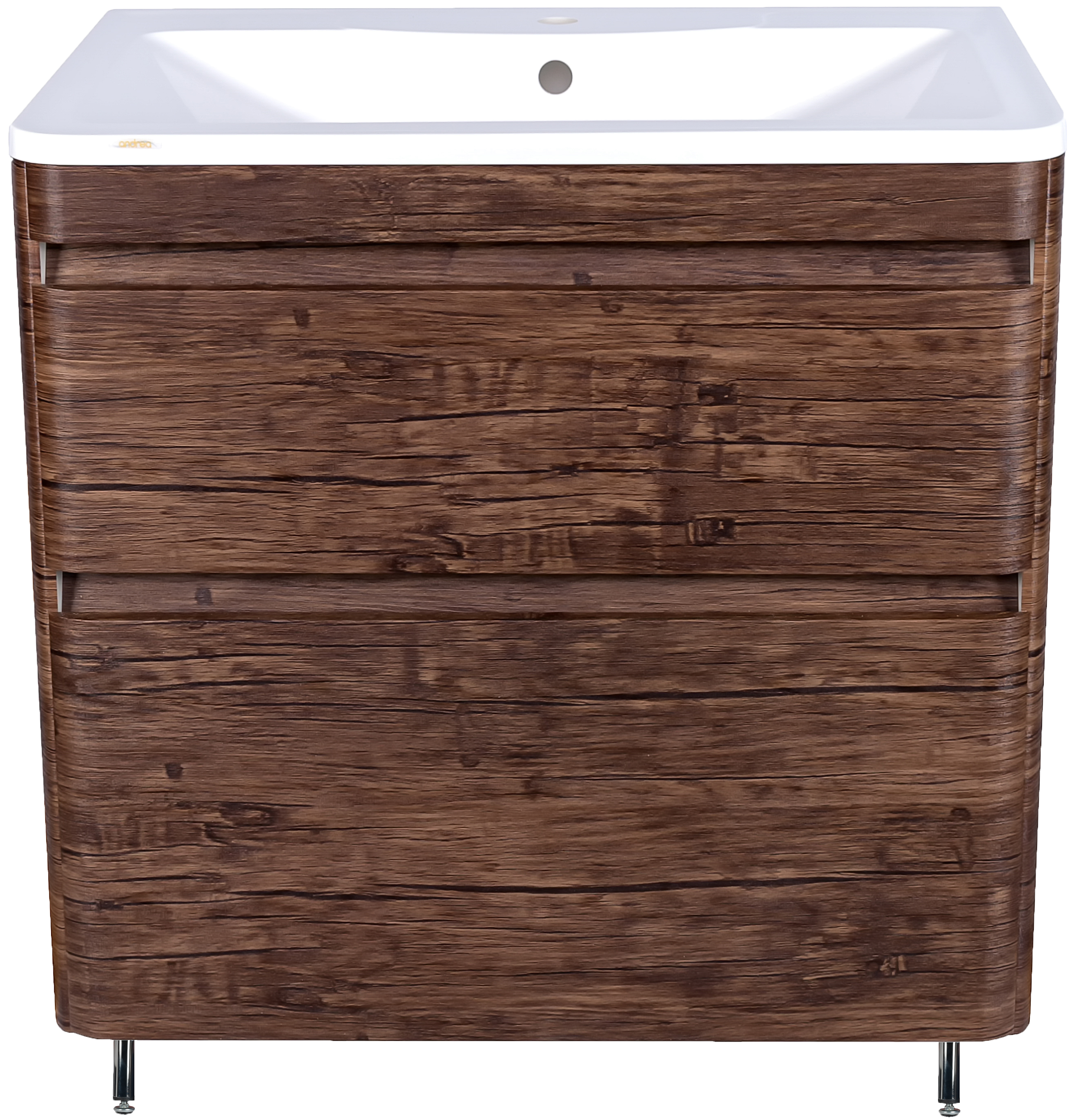 Тумба под раковину без столешницы Style Line Атлантика 80 Люкс Plus, напольная, старое дерево