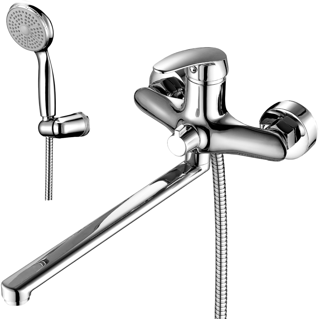 Смеситель с длинным изливом для ванны Lemark Linara LM0451C