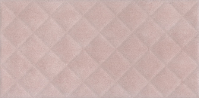 Керамическая плитка настенная KERAMA MARAZZI Марсо матовая, ректифицированная, 30х60 розовая, структура