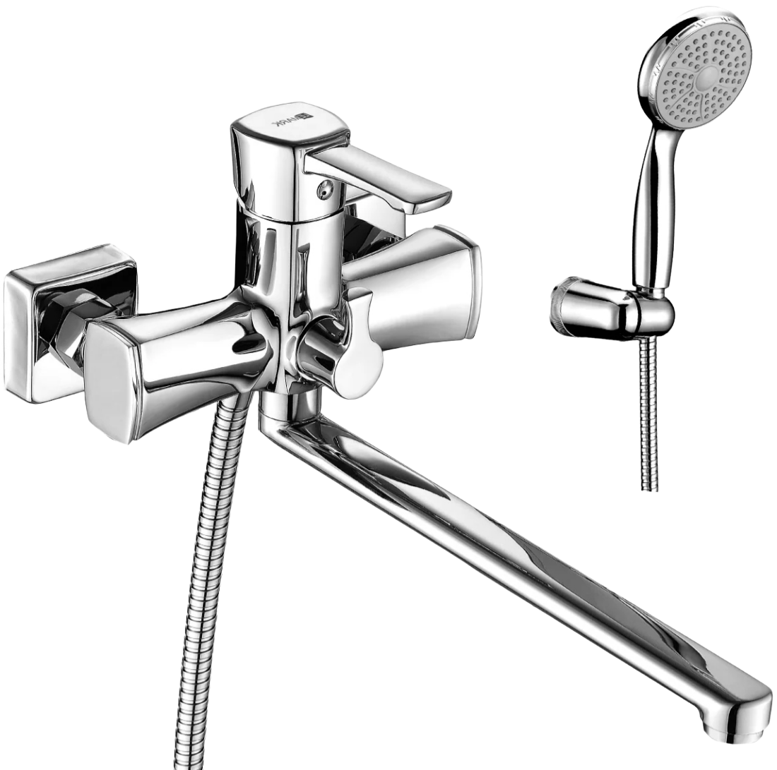 Смеситель с длинным изливом для ванны Lemark Evitta LM0551C