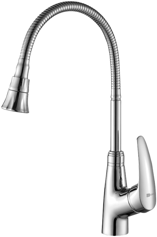 Смеситель для кухни Lemark Linara LM0413C с гибким изливом