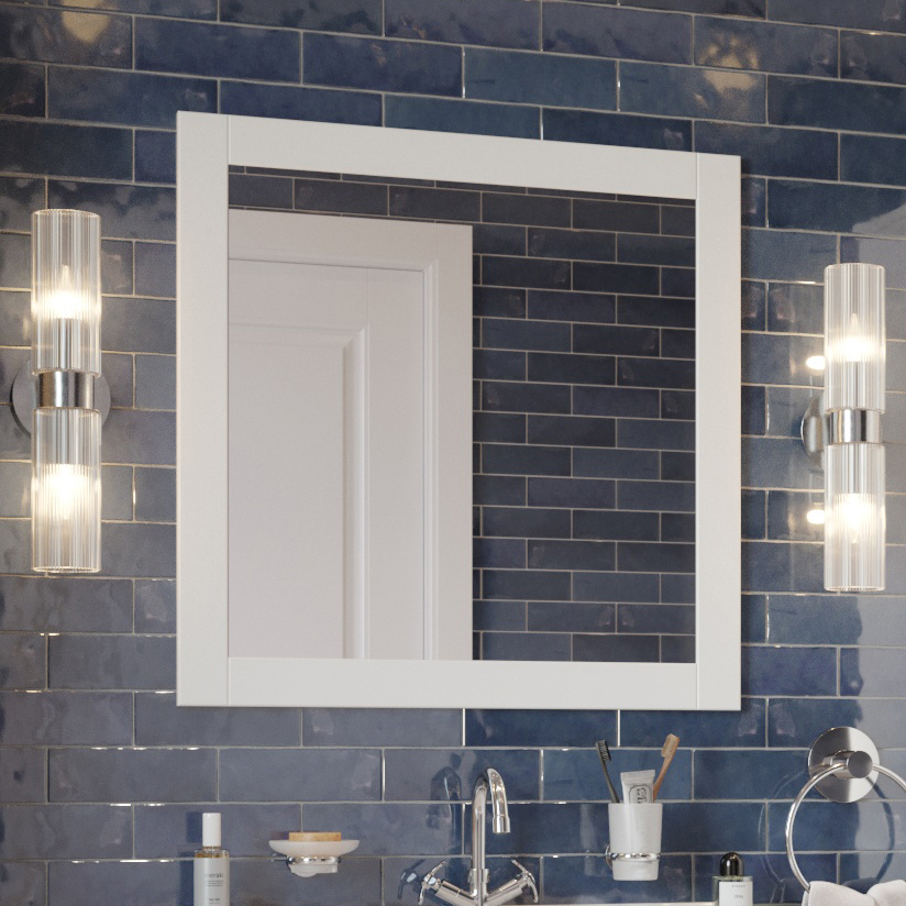 Зеркало Sanflor Ванесса 75 белое