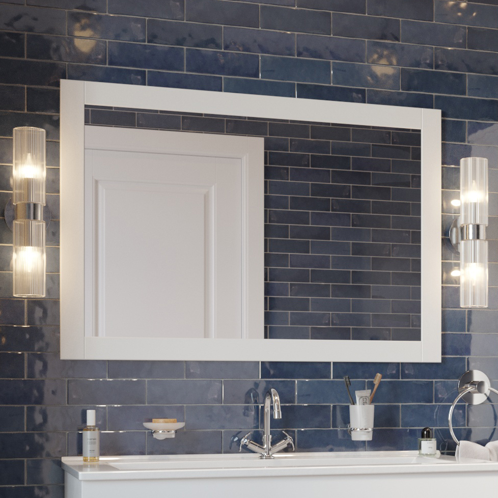 Зеркало Sanflor Ванесса 105 белое