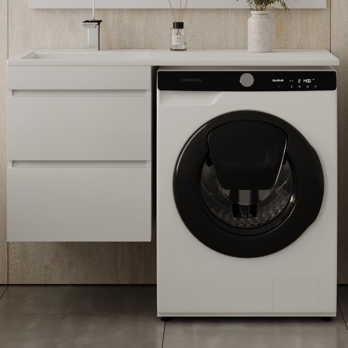 Тумба под раковину без столешницы Style Line Даллас 110 Люкс Plus подвесная