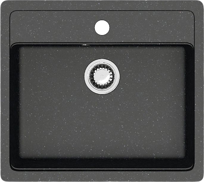 Мойка кухонная ZETT lab. T009Q004 черная