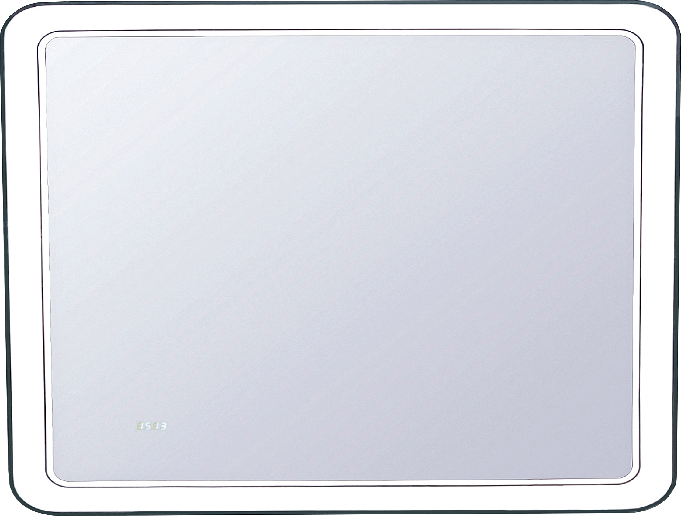 Зеркало Style Line Атлантика 90 с часами