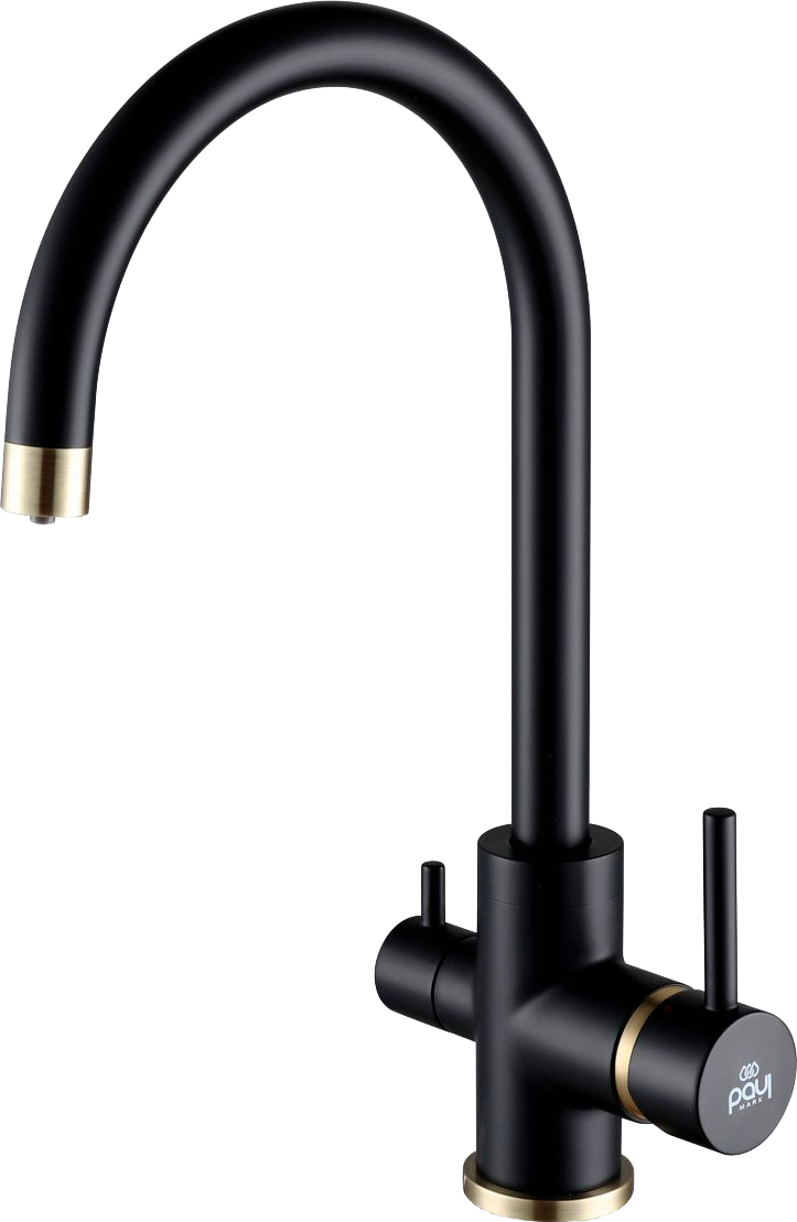 Смеситель для кухни Paulmark Essen Es213211-401BR антрацит-бронза