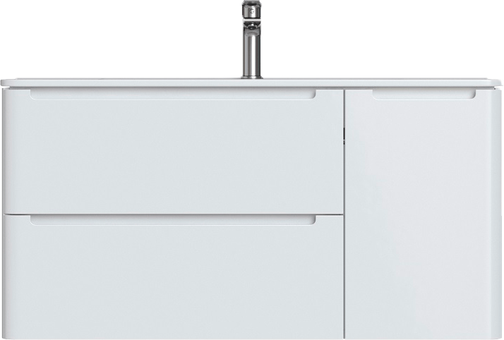 Тумба под раковину без столешницы IDDIS Edifice 100 подвесная, белая