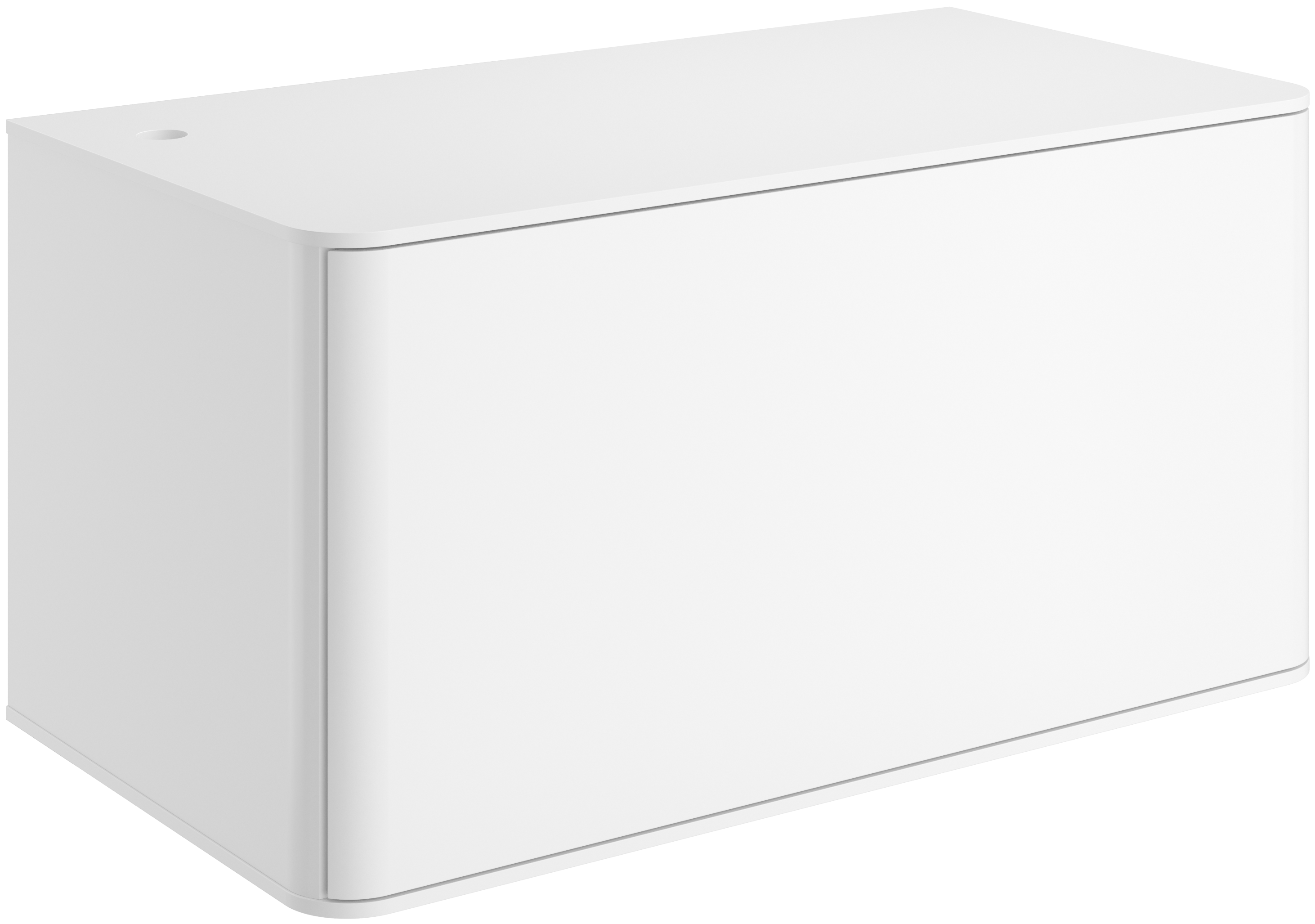 Тумба под раковину со столешницей STWORKI Ноттвиль 80 белая, с отверстием под смеситель