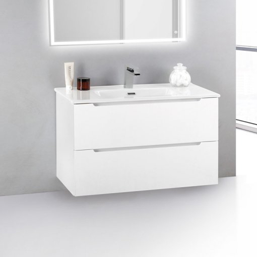 Тумба с раковиной BelBagno Etna 39 80 bianco lucido