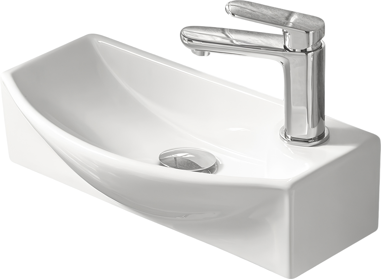 Раковина маленькая в туалет SantiLine SL-2013L 46