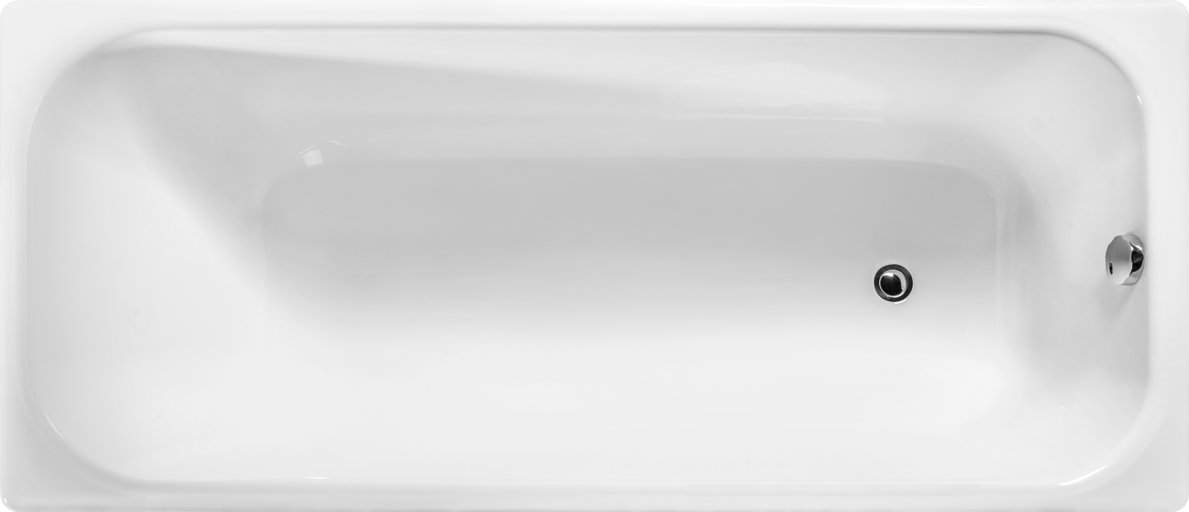 Чугунная ванна Wotte Start 170x75 см, пристенная, на ножках