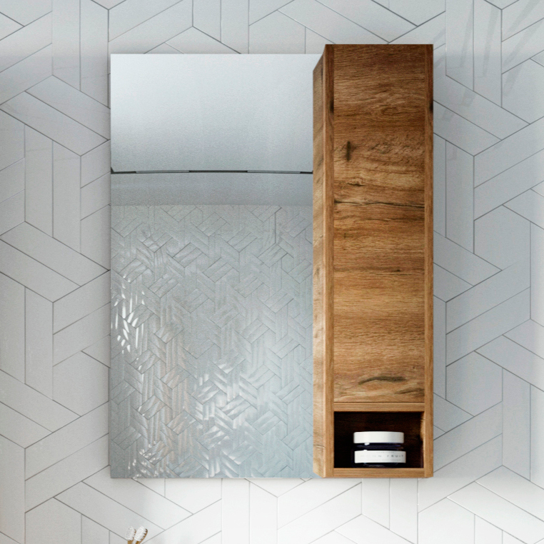 Зеркало STWORKI Карлстад 60 R дуб рустикальный