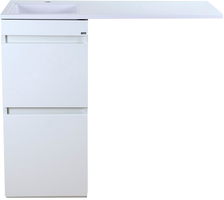 Тумба под раковину без столешницы Misty Фостер 40 напольная, под стиральную машину