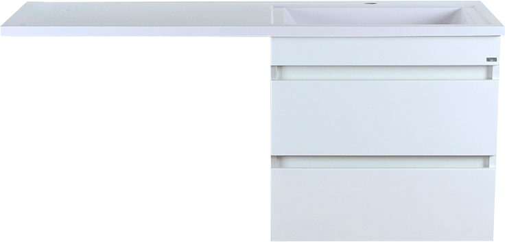 Тумба под раковину без столешницы Misty Фостер 55 подвесная, под стиральную машину