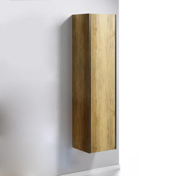 Шкаф-пенал для ванной Aqwella Fargo 35 дуб балтийский