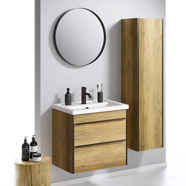 Мебель для ванной комнаты Aqwella Fargo 80 дуб балтийский