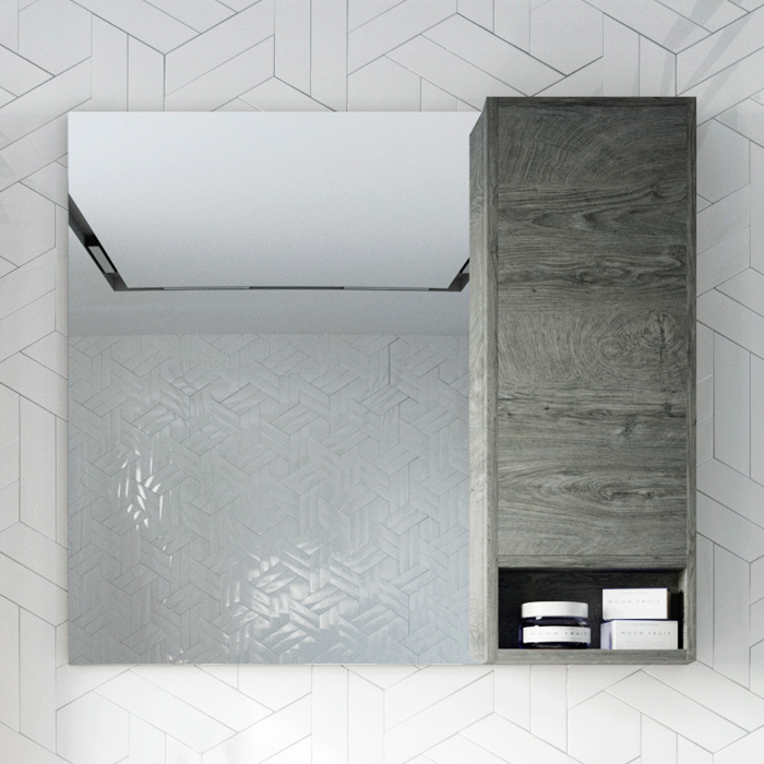 Зеркало STWORKI Карлстад 90 R дуб рошелье